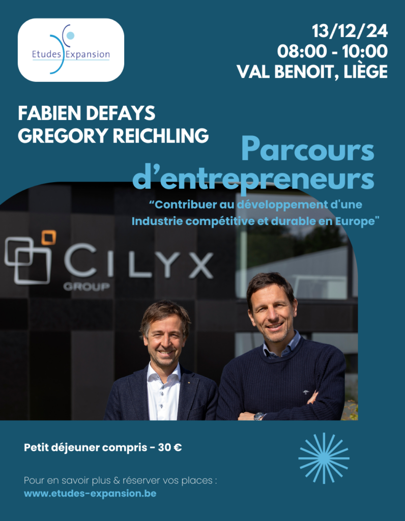 Parcours d'entrepreneurs - Grégory Reichling et Fabien Defays de la société Cylix